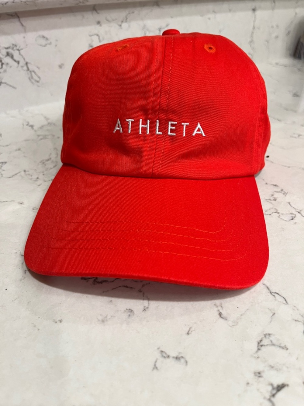 Athleta Bright Red Logo Cap